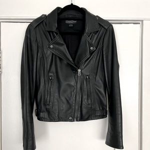 Lucky Brand Leather Moto Jacket